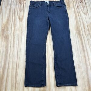 DL1961 Avery Men's FITS 34x30 Black Stretch Relaxed Straight Jeans Denim Pants